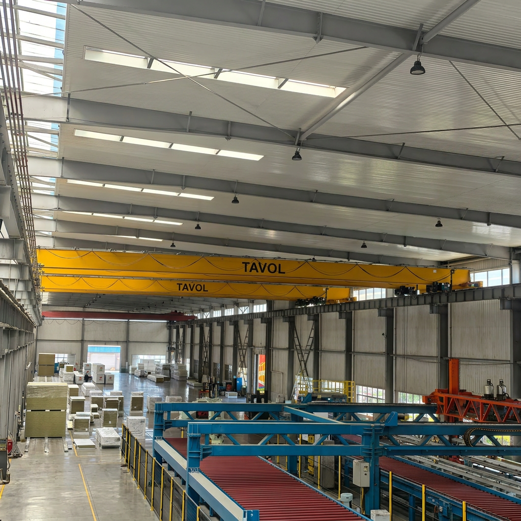 Fabricant de ponts roulants à double poutre modèle LH - Pont roulant robuste Tavol