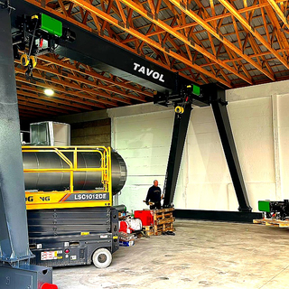 Grue à portique monopoutre modèle MH - Solution de levage industrielle extérieure