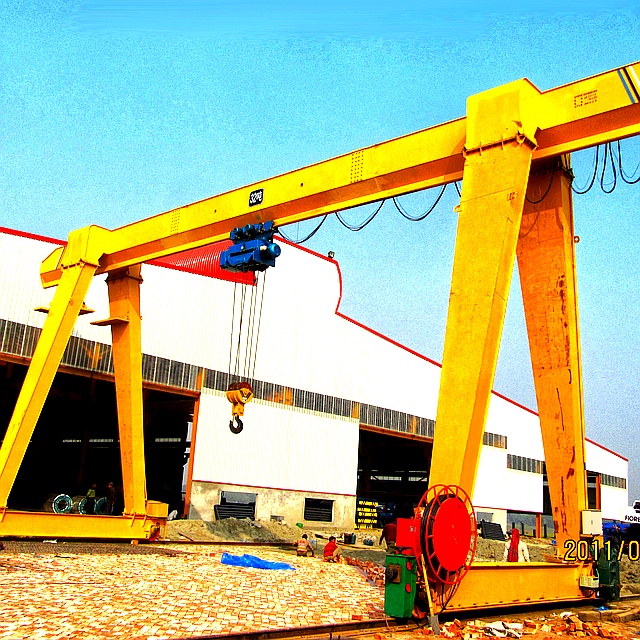 Grue à portique monopoutre modèle MH - Solution de levage industrielle extérieure