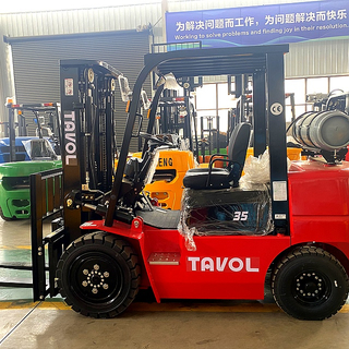 Chariot élévateur à GPL diesel à double carburant Tavol série CPCD de 2,5 à 5 tonnes