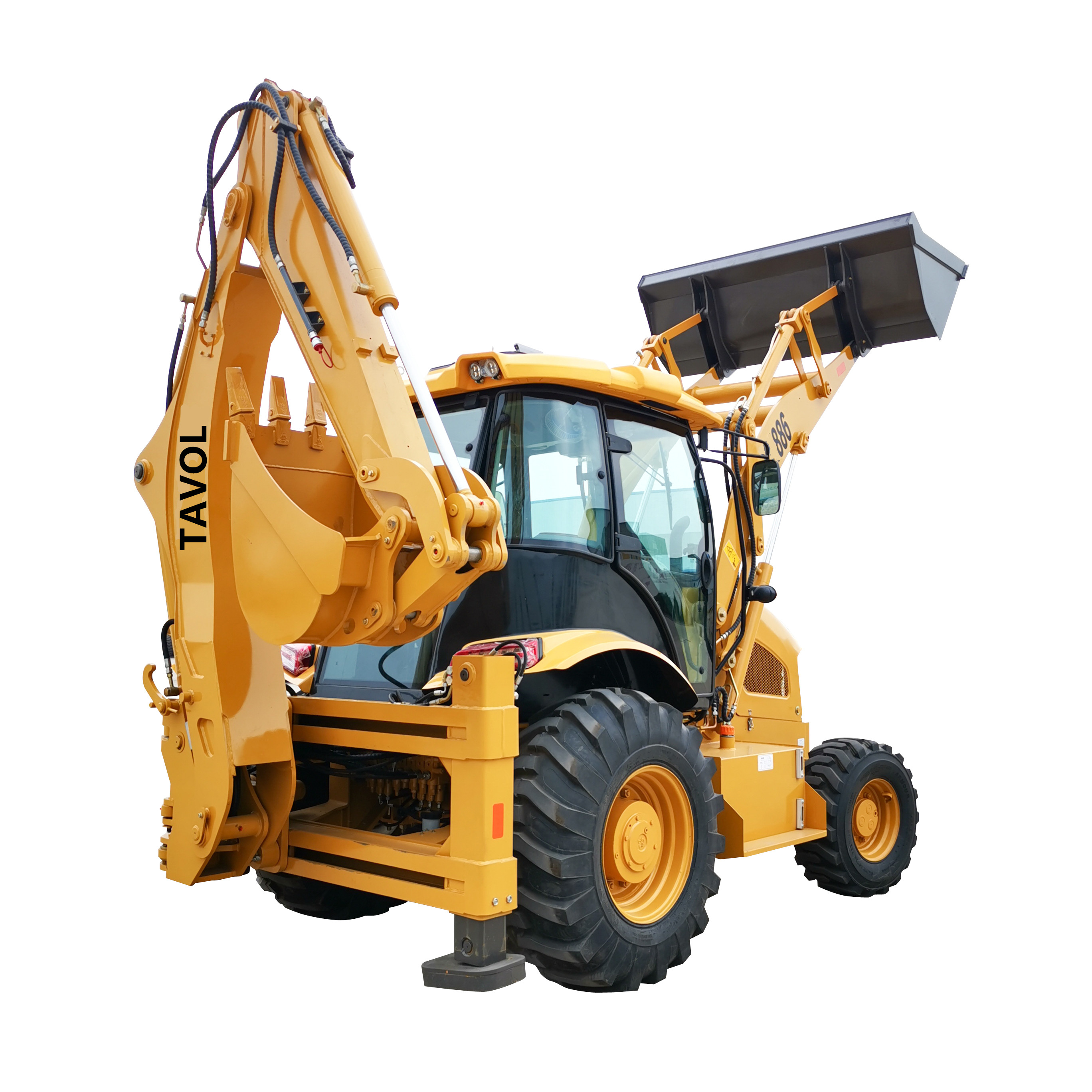 Tavol Brand 2,5 tonne T 4x4 388H 388 30-25 25-30 0,3 m 3 Digger Excavator Handhoe chargeur sur la vente à chaud.