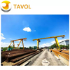 Brand Tavol 20 tonnes Crine de portique à faisceau unique universel avec palan de corde métallique