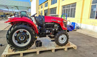 Tracteur agricole à roue de parasol 45hp 4wd expédié aux Fidji