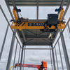 Sous-swlung Running Single Girder Bridge Granes