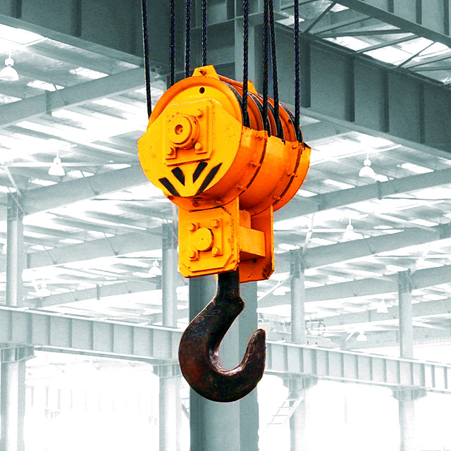 bloc de crochet de grue